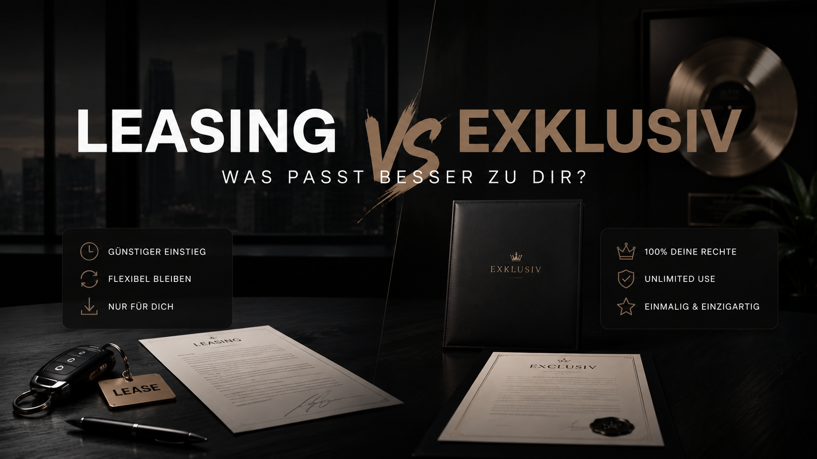 Leasing vs. Exklusiv: Was ist der Unterschied – und was brauchst du wirklich?