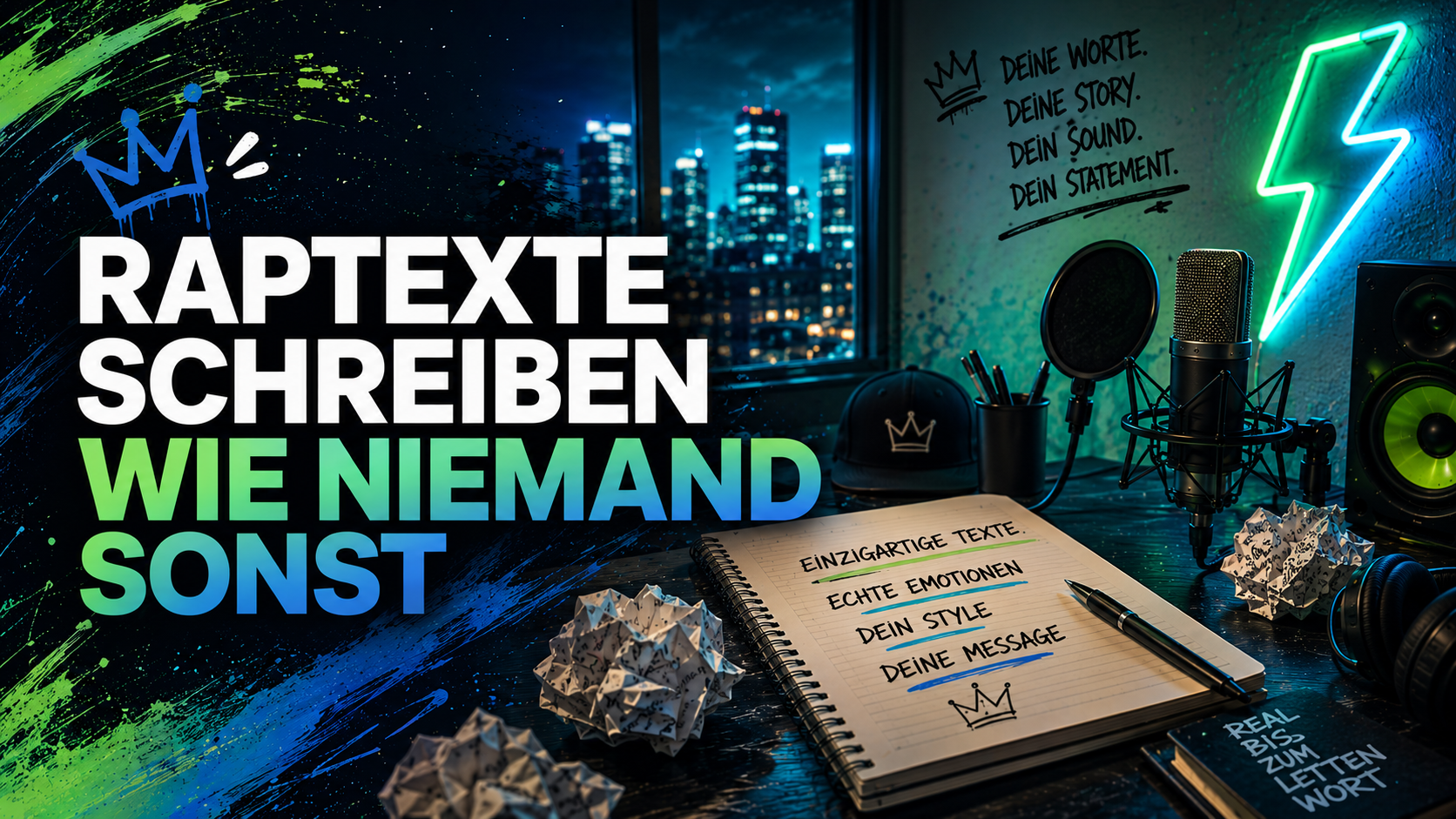 Nach 15 Jahren Rap verrate ich dir das Geheimnis hinter Texten die Gänsehaut machen – und warum 90% der Rapper es nie kapieren
