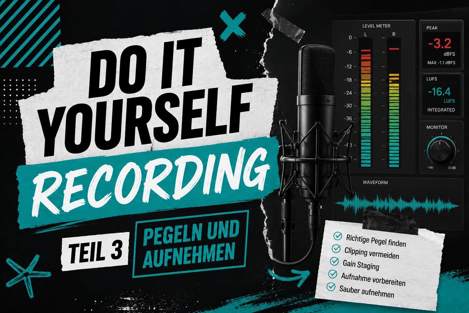 Record Yourself – Teil 3: Gain, Pegel und Latenz – So stellst du alles richtig ein